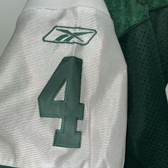 REEBOK AUTHENTIC BRETT FAVRE NEW YORK JETS JERSEY FTL-04-196 - Picture 3 of 6